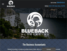 Tablet Screenshot of bluebackaccounting.com